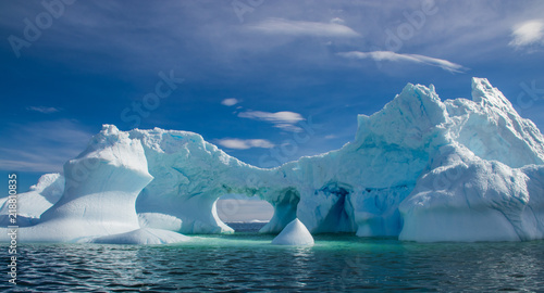 Dramatic Ice Formations Off the Coast of Antarctica photo