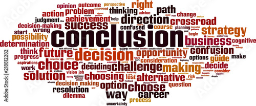 Conclusion word cloud