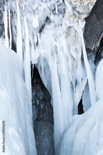 Ice of Lake Baikal