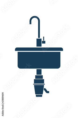 Sink with Garbage Disposal icon