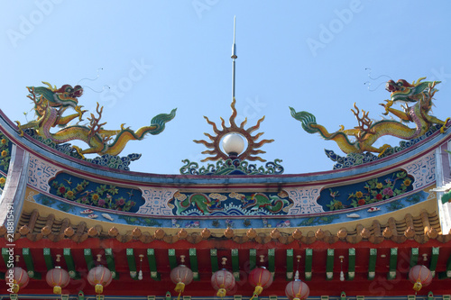 Photography Detail vom Chinesischen Tempel Kuala Lumpur
