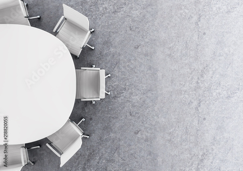 Concrete conference room top