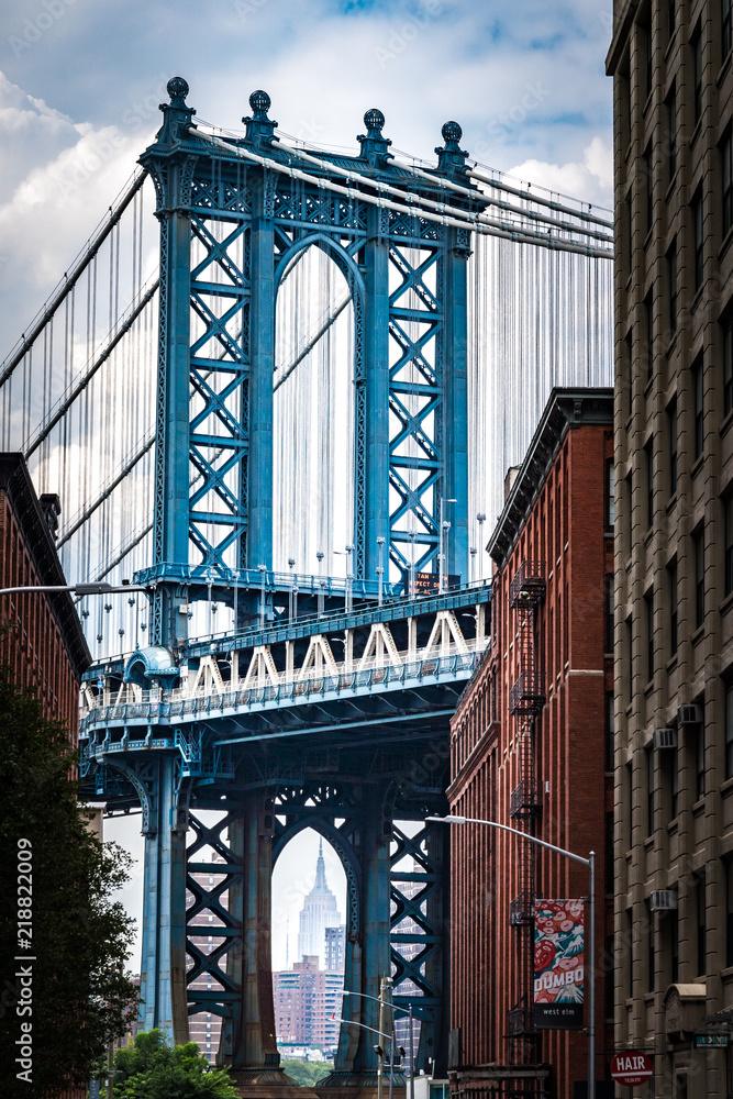 Naklejka premium Manhattan Bridge