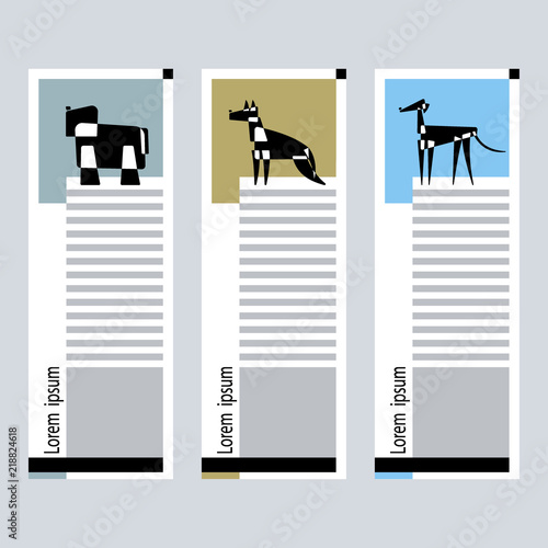 A_Set of 3 Vector Cards_Dogs_02