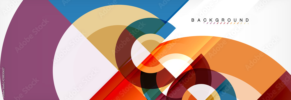 Vector circle abstract background Vector circle abstract background