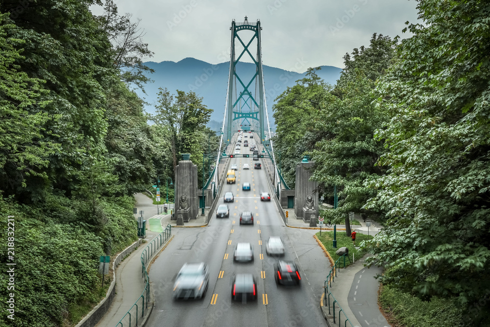 Fototapeta premium Most Lions Gate, Vancouver