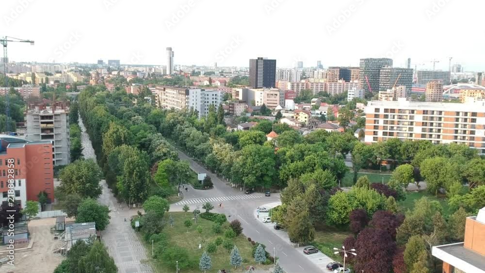 Drone shot of University of Bucharest Drone shot of University of Bucharest