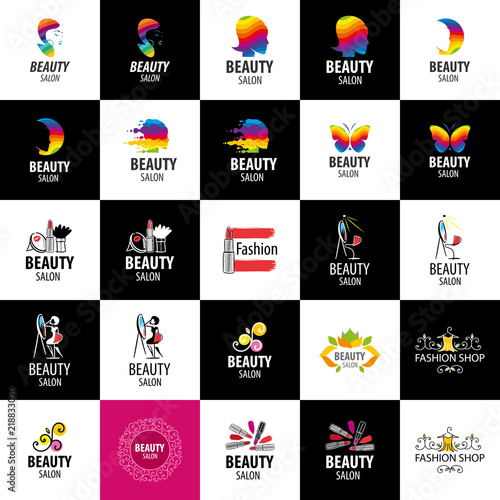 flowers design vector for spa, boutique, beauty salon, cosmetician