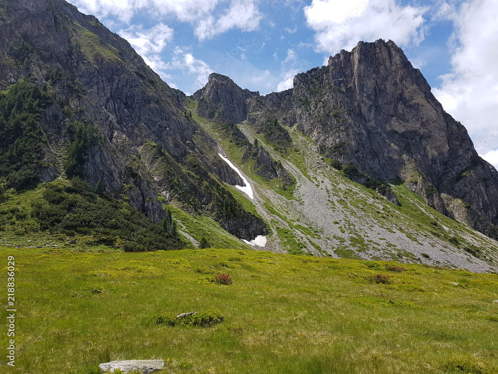 Gerlos Stein Felswand Gipfel Zillertal Alpem
