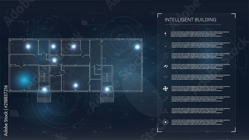 Collection with intelligent home. Gaming concept. 