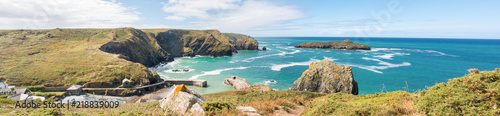Fotografía Landscape Panorama  Mullion Cove The harbour at Mullion Cove West Cornwall South