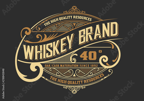 Vinatage design for Logo, Label or packing
