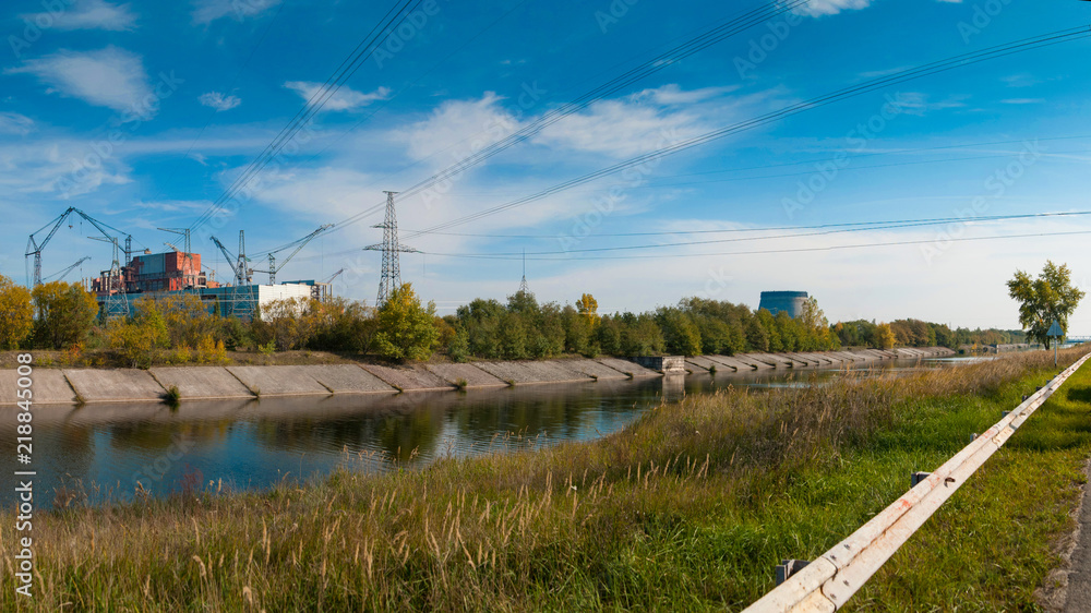 Chornobyl nuclear station. near 5 & 6 nuclear blocks