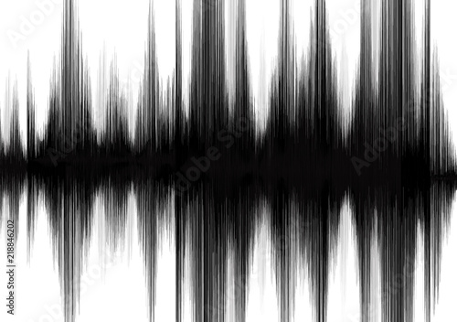 Ultra Vibrate Earthquake Wave,audio and diagram concept,design for education and science,Vector Illustration.
