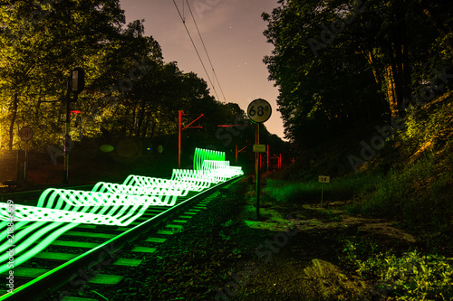 Green covering trail