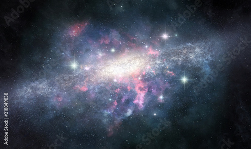 Fototapeta Naklejka Na Ścianę i Meble -  The unknown galaxy