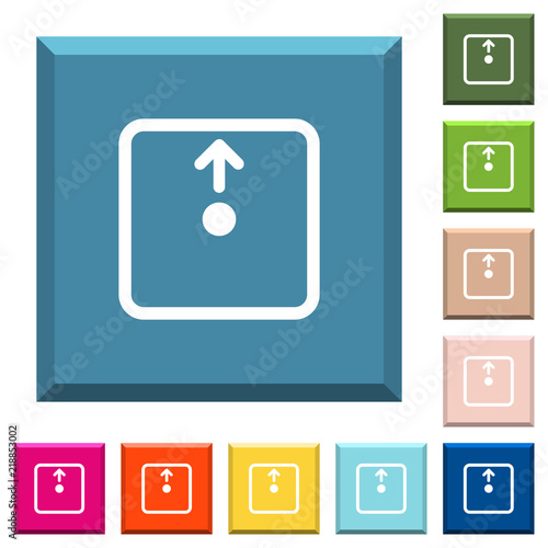 Move object up white icons on edged square buttons