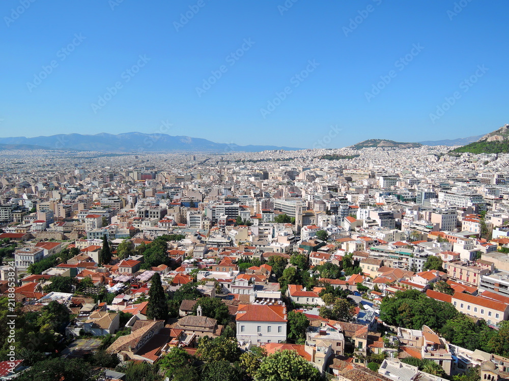 View to Athens, Greece