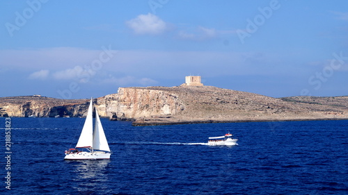 Passing by the Comino