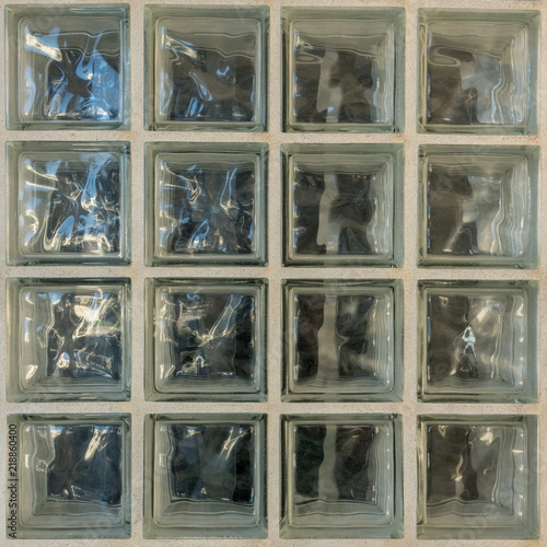 Wall of Glass Blocks