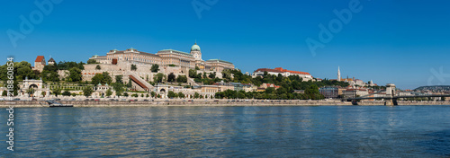 Canvas Print Budapest – Burgberg und Kettenbrücke