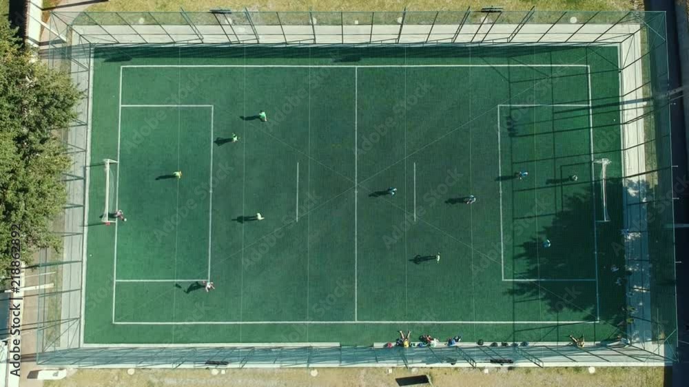 People playing soccer