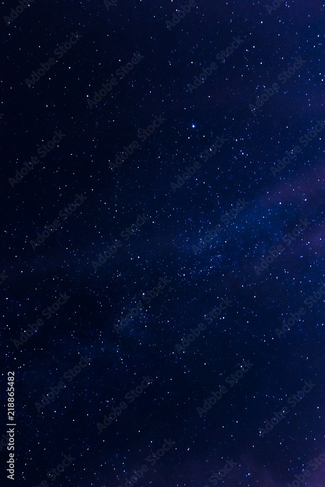 Obraz premium Night stars during full moon