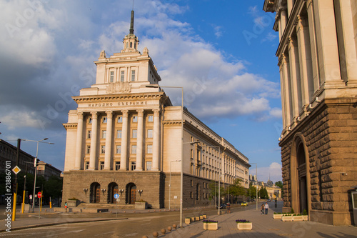 SOFIA, BULGARIA July 23rd 2018: National assembly old building