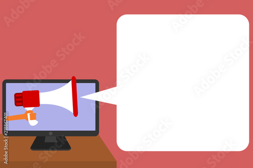 Flat design business vector illustration concept. Business ad for website and promotion banners. empty social media copy space text for your own texts. Template art esp isolated.