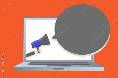 Flat design business vector illustration concept. Business ad for website and promotion banners. empty social media copy space text for your own texts. Template art esp isolated.