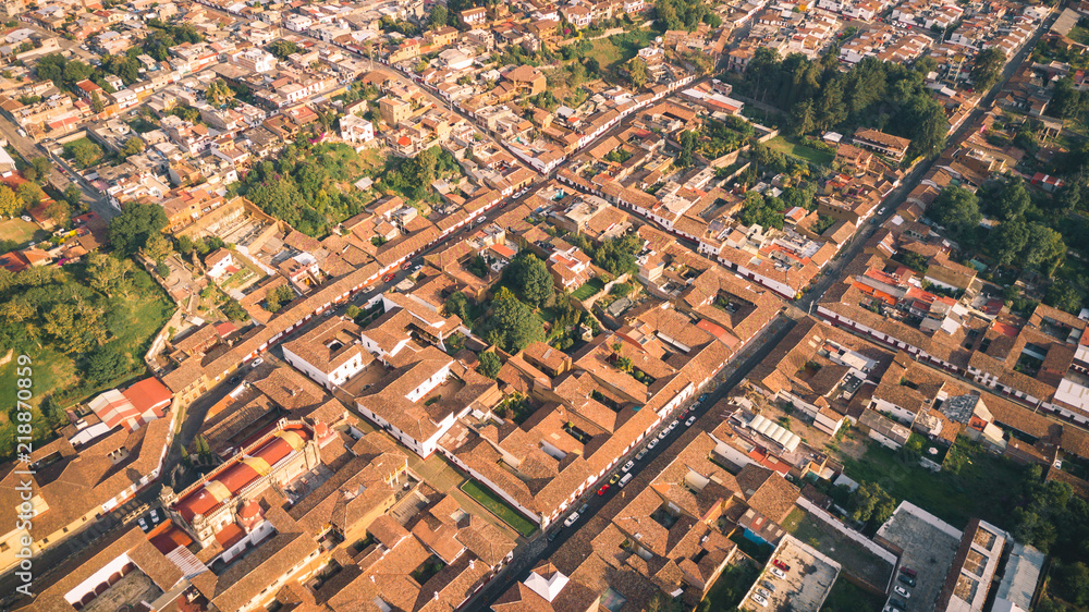 Obraz premium patzcuaro aerial
