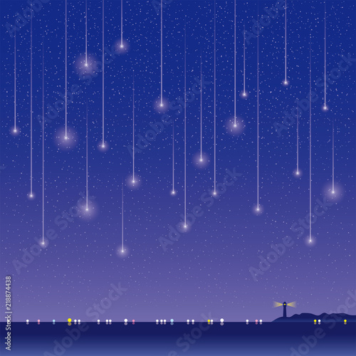 星降る夜