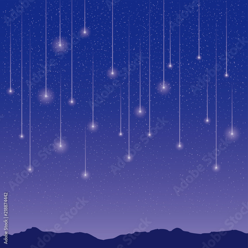 星降る夜