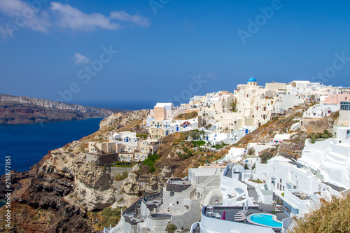 Fototapeta Naklejka Na Ścianę i Meble -  Santorini Greece Island Holiday