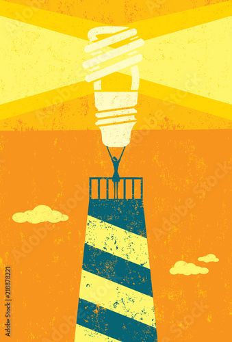 Energy conservation lighthouse