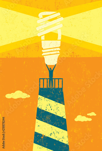 Energy conservation lighthouse