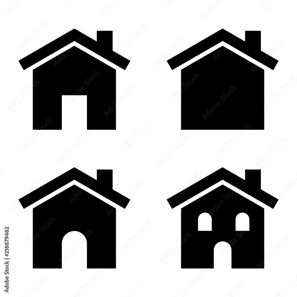 House Vector Clip Art Set Stock Vector Adobe Stock