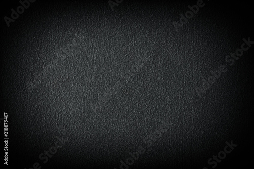 Black Concrete Wall Texture Background 