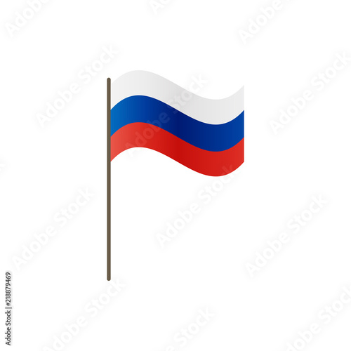 Russia flag on the flagpole. Official colors and proportion correctly. Waving of Russia flag on flagpole, vector illustration isolate Free Download Russia flag on the flagpole. Official colors and proportion correctly. Waving of Russia flag on flagpole, vector illustration isolate - GFXLoad