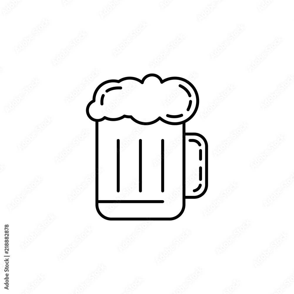 mug of beer dusk icon. Element of drinks and beverages icon for mobile concept and web apps. Thin line mug of beer icon can be used for web and mobile mug of beer dusk icon. Element of drinks and beverages icon for mobile concept and web apps. Thin line mug of beer icon can be used for web and mobile