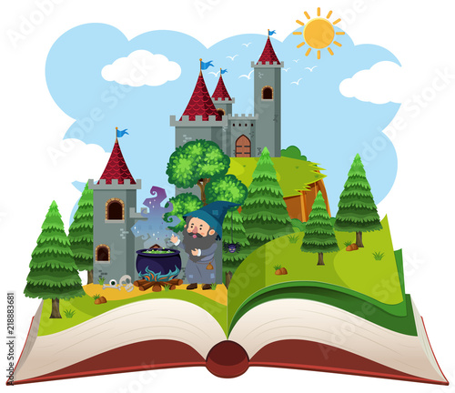 Fairy tail open book