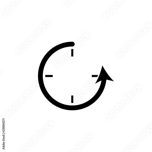 reversal arrow icon. Element of simple icon. Premium quality graphic design icon. Signs and symbols collection icon for websites, web design, mobile app