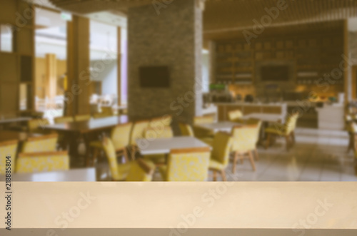 table top Blurred Restaurant hipster