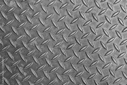 Background shot of grey diamond plate sheet