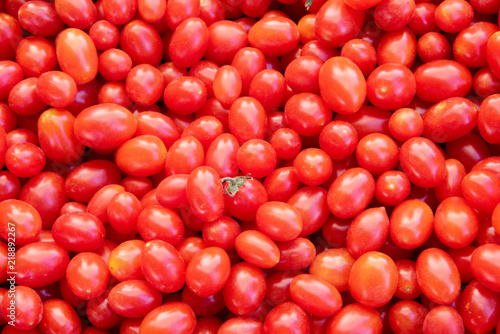 Pile of Luscious Grape Tomatoes 