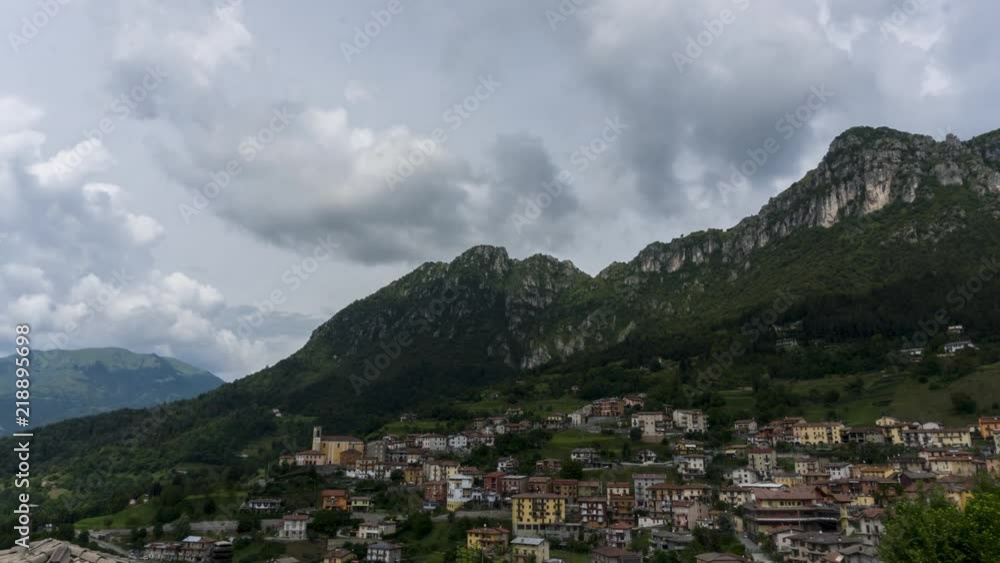 Timelapse of clouds and sunlight moving over Lodrino and its cliffs, near Brescia in the north of italy. Timelapse of clouds and sunlight moving over Lodrino and its cliffs, near Brescia in the north of italy.
