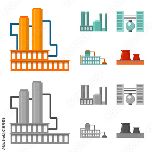 Industry, production.Factory set collection icons in cartoon,monochrome style vector symbol stock illustration web.