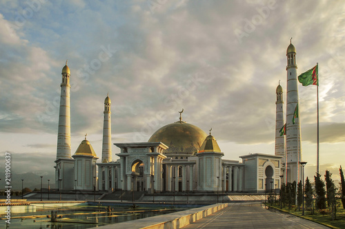: Mosque of Turkmenbashi Rukhy in Kipchak photo