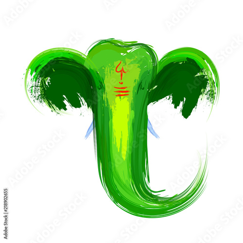 Lord Ganpati background for Ganesh Chaturthi festival of India