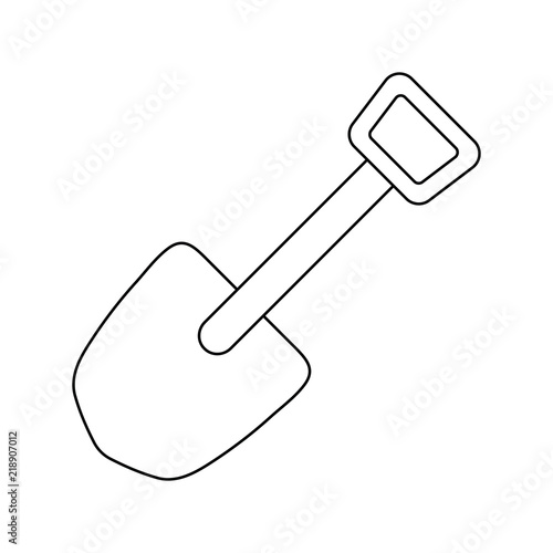 Icon of camping shovel